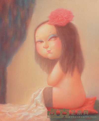 吕欣 2005年 小妖精 50×40cm